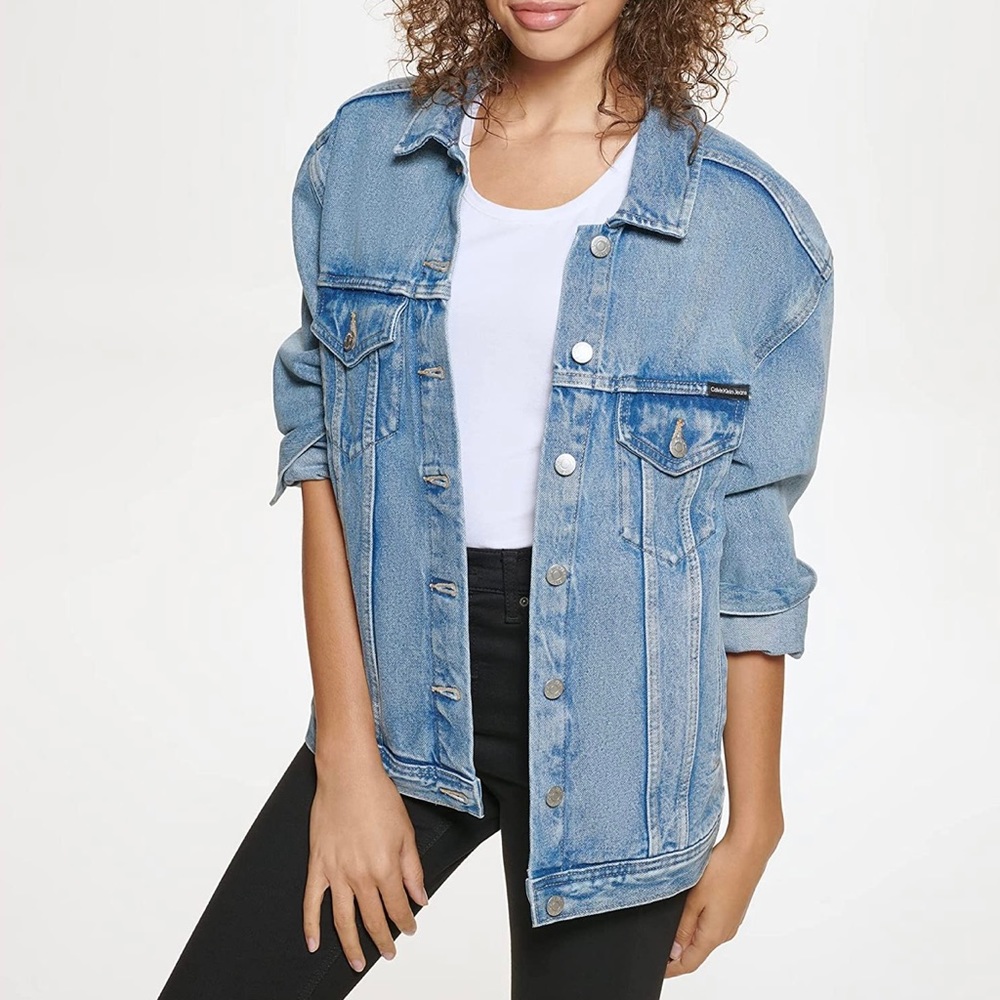 Calvin klein oversized trucker jacket
